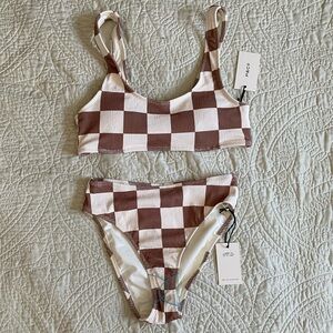 P&Co Checkered Stretch Bathing Suit